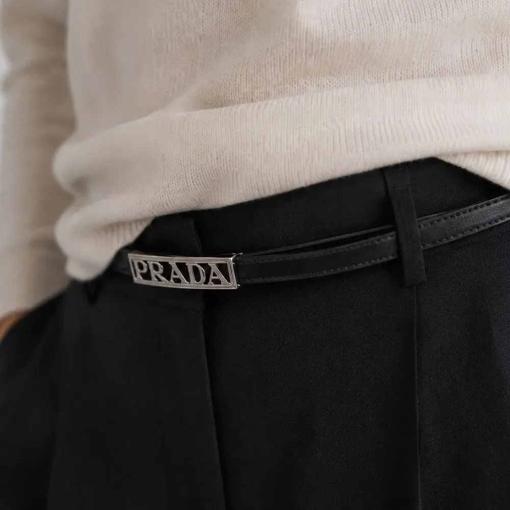 Prada | Accessories | Prada Leather Belt Unisex Womens 753  display picture 1